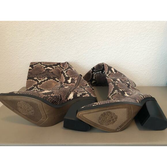 Vince Camuto Gravana Snakeskin Knee High Boots - 5 1/2 M - Picture 9 of 12